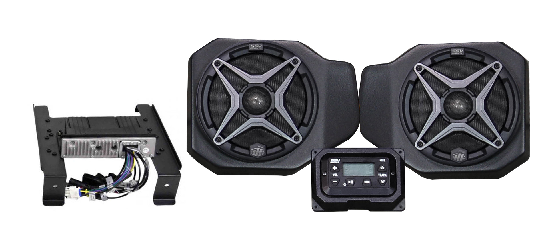 Ssv Works Plug N Play 2 Spkr Kit Pol Ranger - Atv Performance Products