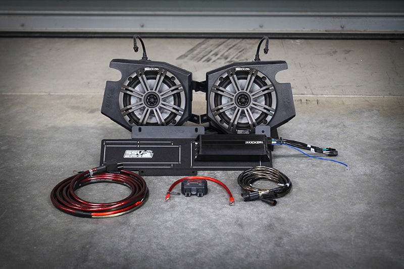 Ssv Works Plug N Play 2 Spkr Kit Pol Ride Command - Atv Performance Products