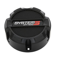 System 3 St3 Center Cap 4/137 & 4/156 Bolt-in Gloss Black - Matte - Tires Wheels