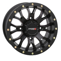 System 3 St3 Wheel 24x7 4 + 2.5 (+10mm) 4/156 Matte Gunmetal Grey - Machined/Black - Tires & Wheels