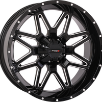 SYSTEM 3 St7 Wheel 20x9 5 + 4 (0mm) 4/137 & 4/156 Gloss Blk Milled