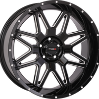 SYSTEM 3 St7 Wheel 20x9 5 + 4 (0mm) 5/4.5 Gloss Black Milled