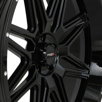 System 3 St7 Wheel 24x9 5 + 4 (0mm) 4/137 Gloss Black - Tires & Wheels