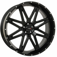 System 3 St7 Wheel 24x9 5 + 4 (0mm) 5/4.5 Gloss Black - Tires & Wheels