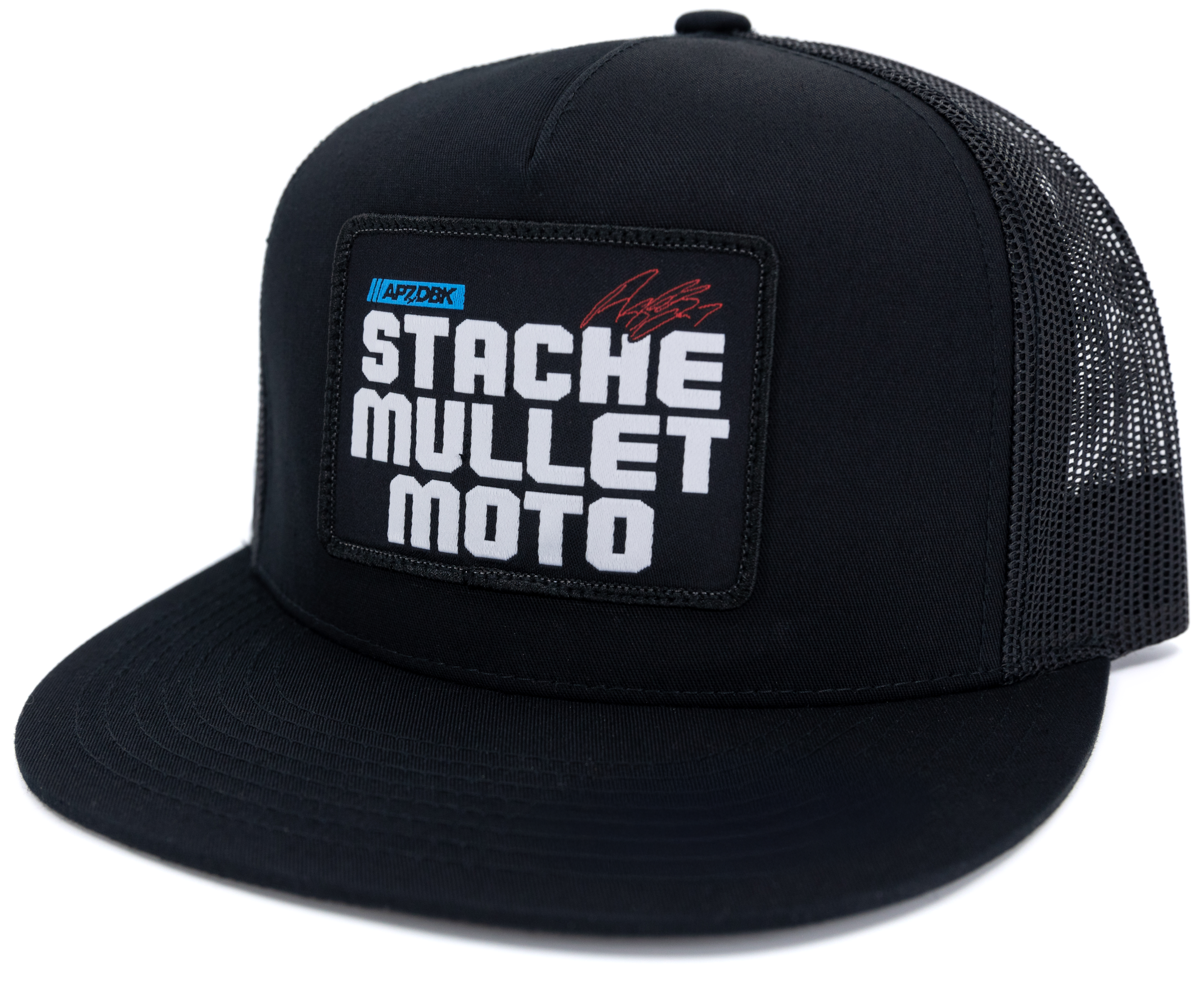 DBK Stache Mullet Moto 2fifty Hat Black