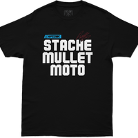 DBK Stache Mullet Moto Tee Black 2x