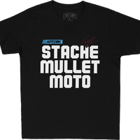 DBK Stache Mullet Moto Youth Tee Black Ym