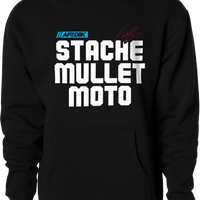 DBK Stache Mullet Moto Yth Hoodie Black Yx