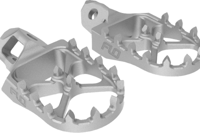 Flo Motorsports Stainless Steel Foot Pegs - Offroad Collection