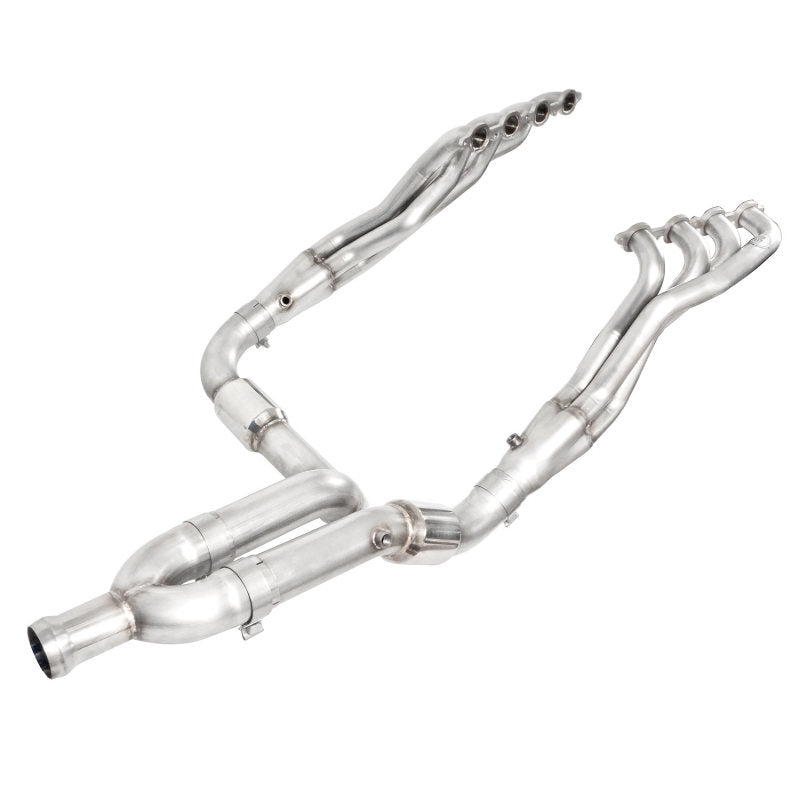 Stainless Works 2007-13 Chevy Silverado/GMC Sierra Headers 1-7/8in Primaries High-Flow Cats Y-Pipe - Exhaust Mufflers &