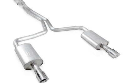 Stainless Works 2010-18 Ford Taurus SHO V6 2-1/2in Catback Chambered Mufflers X-Pipe - Exhaust & Tips