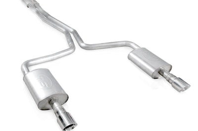 Stainless Works 2010-18 Ford Taurus SHO V6 2-1/2in Catback Chambered Mufflers X-Pipe - Exhaust & Tips