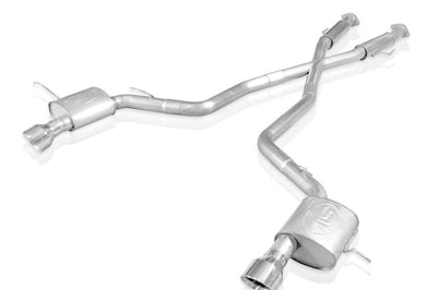 Stainless Works 2012-17 Jeep Grand Cherokee 6.4L Catback S-Tube Mufflers X-Pipe - Exhaust & Tips