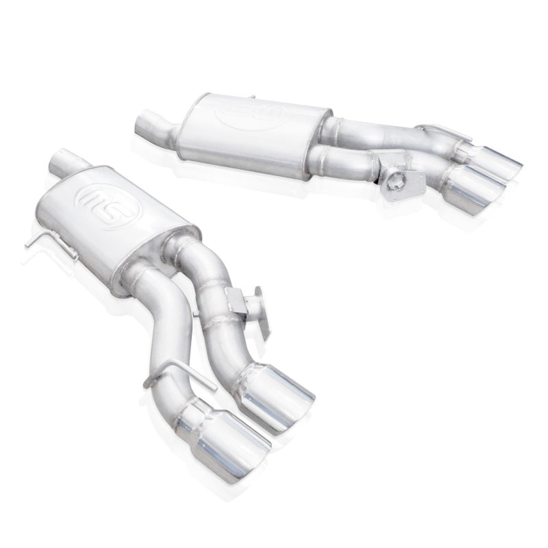 Stainless Works 2016-18 Cadillac CTS-V Sedan Axleback System Dual-Mode Turbo Mufflers 4in Tips - Exhaust &