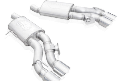 Stainless Works 2016-18 Cadillac CTS-V Sedan Axleback System Dual-Mode Turbo Mufflers 4in Tips - Exhaust &
