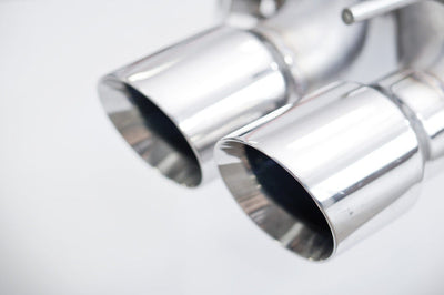 Stainless Works 2016-18 Cadillac CTS-V Sedan Axleback System Dual-Mode Turbo Mufflers 4in Tips - Exhaust &
