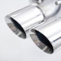 Stainless Works 2016-18 Cadillac CTS-V Sedan Axleback System Dual-Mode Turbo Mufflers 4in Tips - Exhaust &