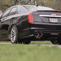 Stainless Works 2016-18 Cadillac CTS-V Sedan Axleback System Dual-Mode Turbo Mufflers 4in Tips - Exhaust &