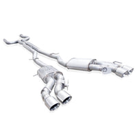 Stainless Works 2016-18 Cadillac CTS-V Sedan Catback System Resonated X-Pipe Dual-Mode Mufflers - Exhaust & Tips