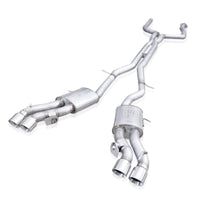 Stainless Works 2016-18 Cadillac CTS-V Sedan Catback System Resonated X-Pipe Dual-Mode Mufflers - Exhaust & Tips