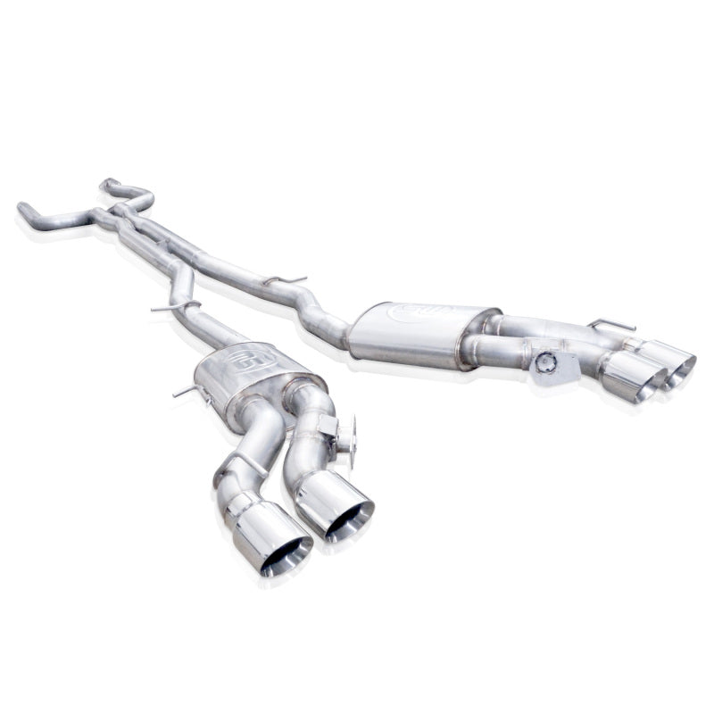 Stainless Works 2016-18 Cadillac CTS-V Sedan Catback System Resonated X-Pipe Dual-Mode Mufflers - Exhaust & Tips