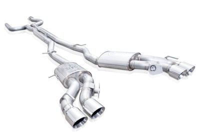 Stainless Works 2016-18 Cadillac CTS-V Sedan Catback System Resonated X-Pipe Dual-Mode Mufflers - Exhaust & Tips