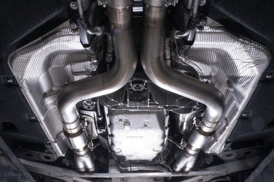 Stainless Works 2016-18 Cadillac CTS-V Sedan Headers 2in Primaries 3in Catted Leads Into X-Pipe - Exhaust Mufflers &