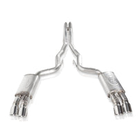 Stainless Works 2018 + Ford Mustang GT 3in Redline Series Catback H-Pipe w/Active Valves & Quad Tips - Exhaust Mufflers