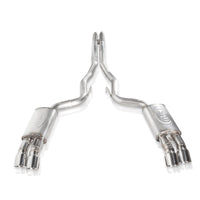 Stainless Works 2018 + Ford Mustang GT 3in Redline Series Catback H-Pipe w/Active Valves & Quad Tips - Exhaust Mufflers