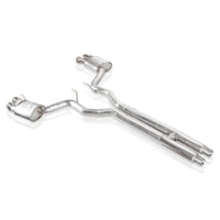 Stainless Works 2018 + Ford Mustang GT 3in Redline Series Catback H-Pipe w/Active Valves & Quad Tips - Exhaust Mufflers