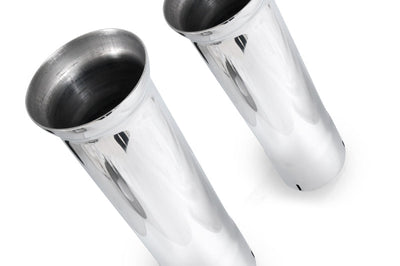 Stainless Works Bell Exhaust Tips- 2 1/2in ID Inlet Body - Mufflers & Tips