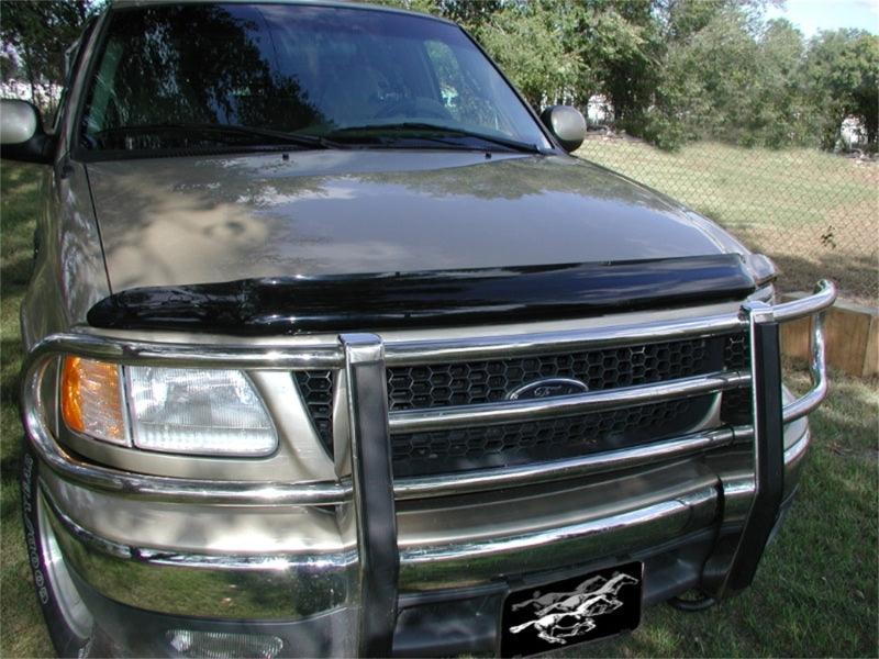 Stampede 1997-2003 Ford F-250 Vigilante Premium Hood Protector - Smoke - Deflectors