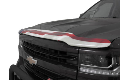 Stampede 1999-2002 Chevy Silverado 2500 Vigilante Premium Hood Protector - Flag - Deflectors
