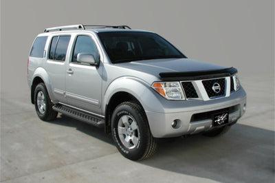 Stampede 2005-2019 Nissan Frontier Vigilante Premium Hood Protector - Smoke - Deflectors