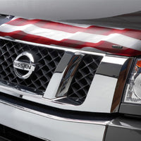 Stampede 2005-2019 Nissan Frontier Vigilante Premium Hood Protector - Flag - Deflectors