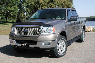 Stampede 2006-2008 Lincoln Mark LT Vigilante Premium Hood Protector - Smoke - Deflectors