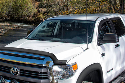 Stampede 2008-2012 Nissan Pathfinder Vigilante Premium Hood Protector - Smoke - Deflectors