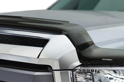 Stampede 2014-2019 Toyota Tundra Vigilante Premium Hood Protector - Smoke - Deflectors