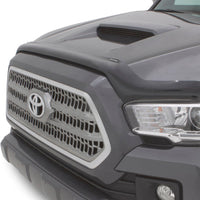 Stampede 2016-2019 Toyota Tacoma Vigilante Premium Hood Protector - Smoke - Deflectors