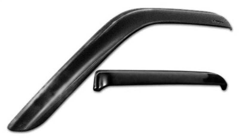 Stampede 2019 Chevy Silverado 1500 Crew Cab Pickup Snap-Inz Sidewind Deflector 4pc - Smoke - Deflectors