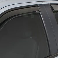 Stampede 2019 Chevy Silverado 1500 Crew Cab Pickup Snap-Inz Sidewind Deflector 4pc - Smoke - Deflectors