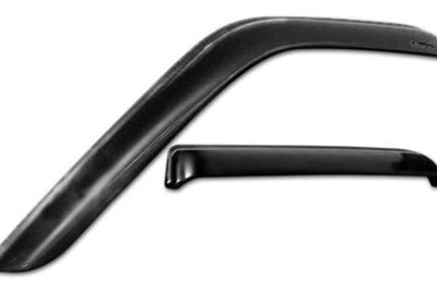 Stampede 2019 Chevy Silverado 1500 Double Cab Pickup Tape-Onz Sidewind Deflector 4pc - Smoke - Deflectors