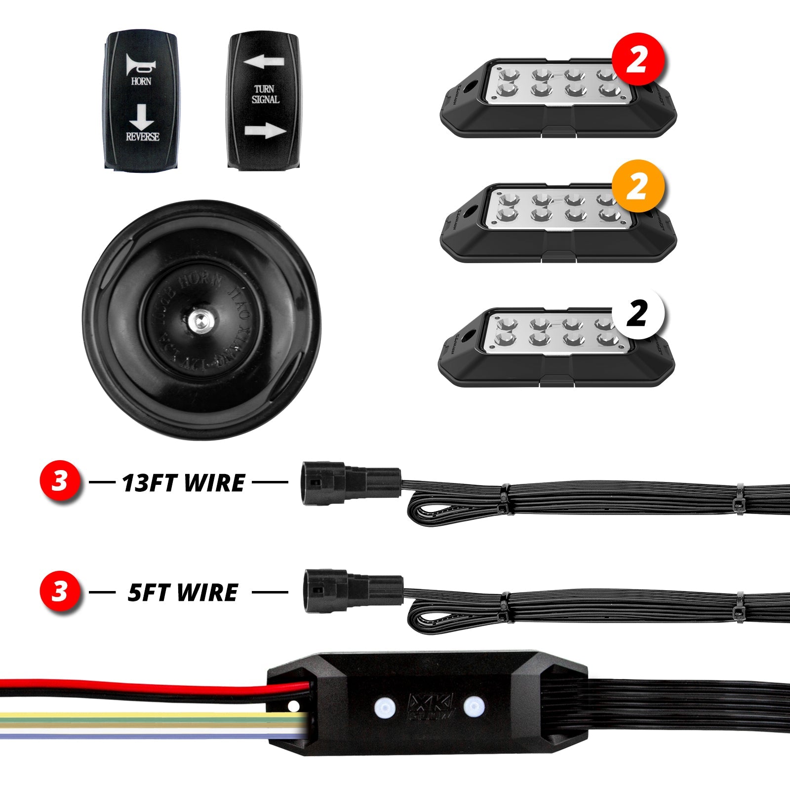 Xk Glow Standard Plug-and-play Turn Signal Kit - Atv Performance Products