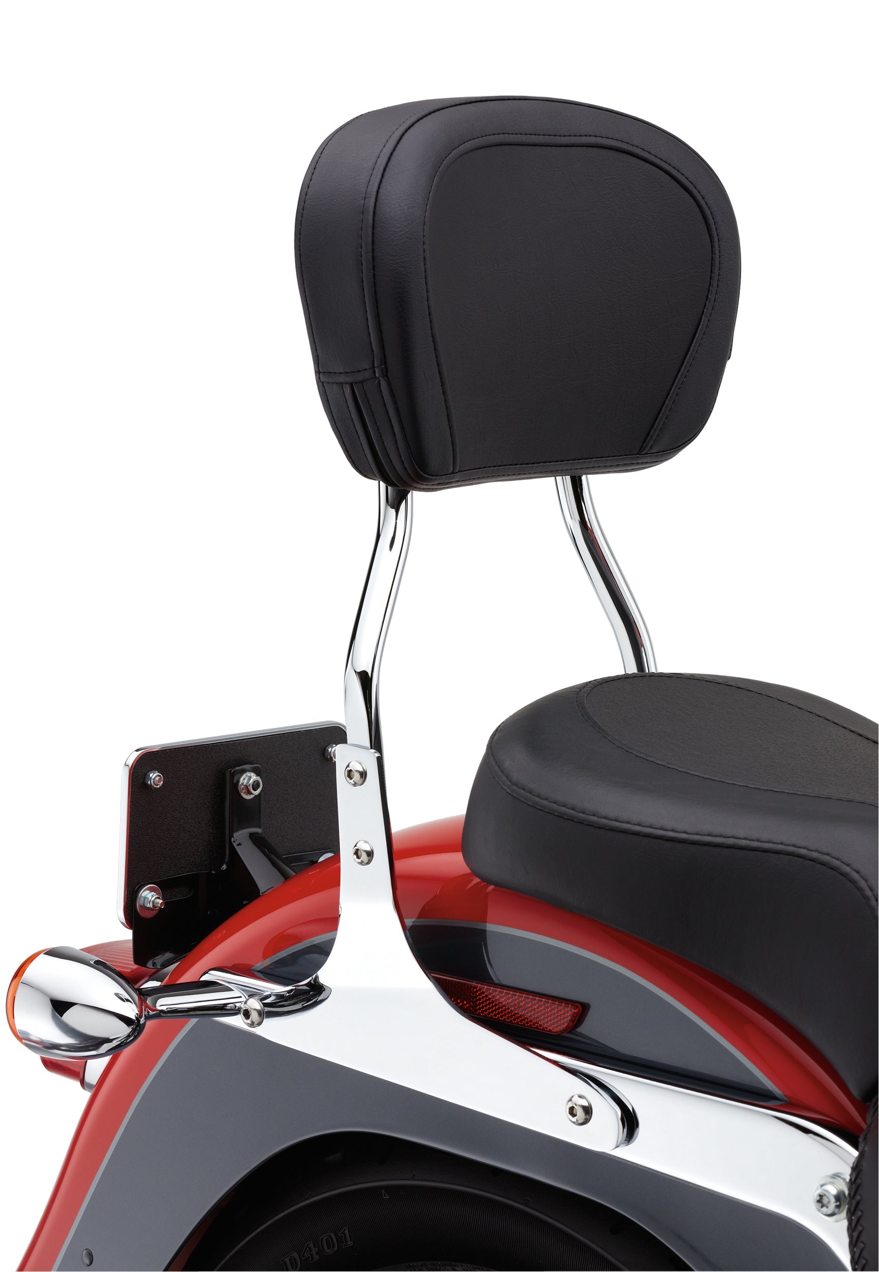 COBRA Standard Sissy Bar Round Chrome Flst/C/N/S/Sc 00 17