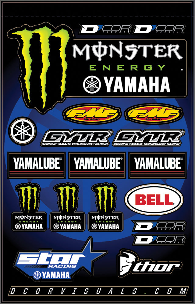 D-cor Star Monster Decal Sheet - Offroad Collection