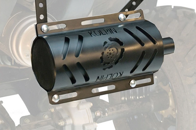 Kolpin Stealth Exhaust 2.0 W/heat Shi Eld (black) - Atv Performance Products