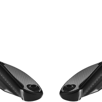 Rizoma Stealth Sport Mirror Black Pair Bmw - Street Collection