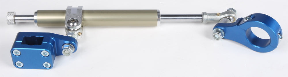 Streamline Steering Damper 11 Way Adj Sil Kfx450 - Blue - Atv Performance Products