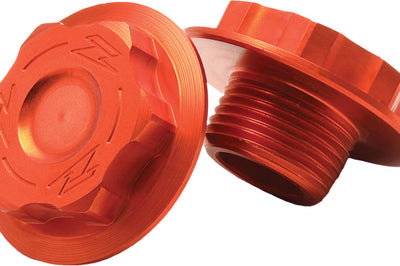 Zeta Steering Stem Nut Black - Orange - Offroad Collection