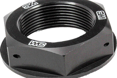 Works Steering Stem Nut (red) - Black - Offroad Collection